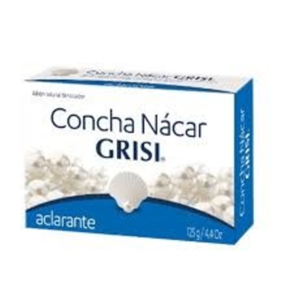 Jabon Barra Concha de Nacar 125g - Grisi Grisi Unidad x 2 Und 