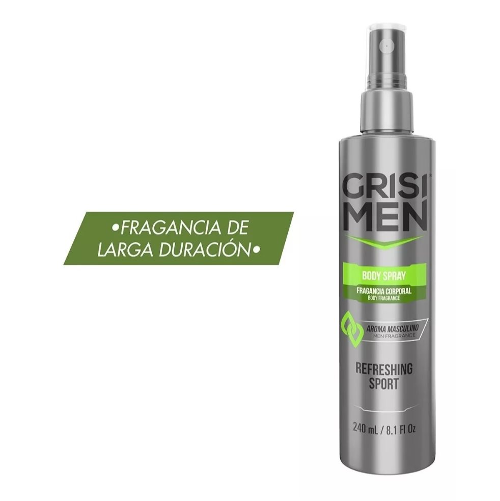 Splash Corporal Masculino Sport 240ml Grisi Grisi Frasco x 1 