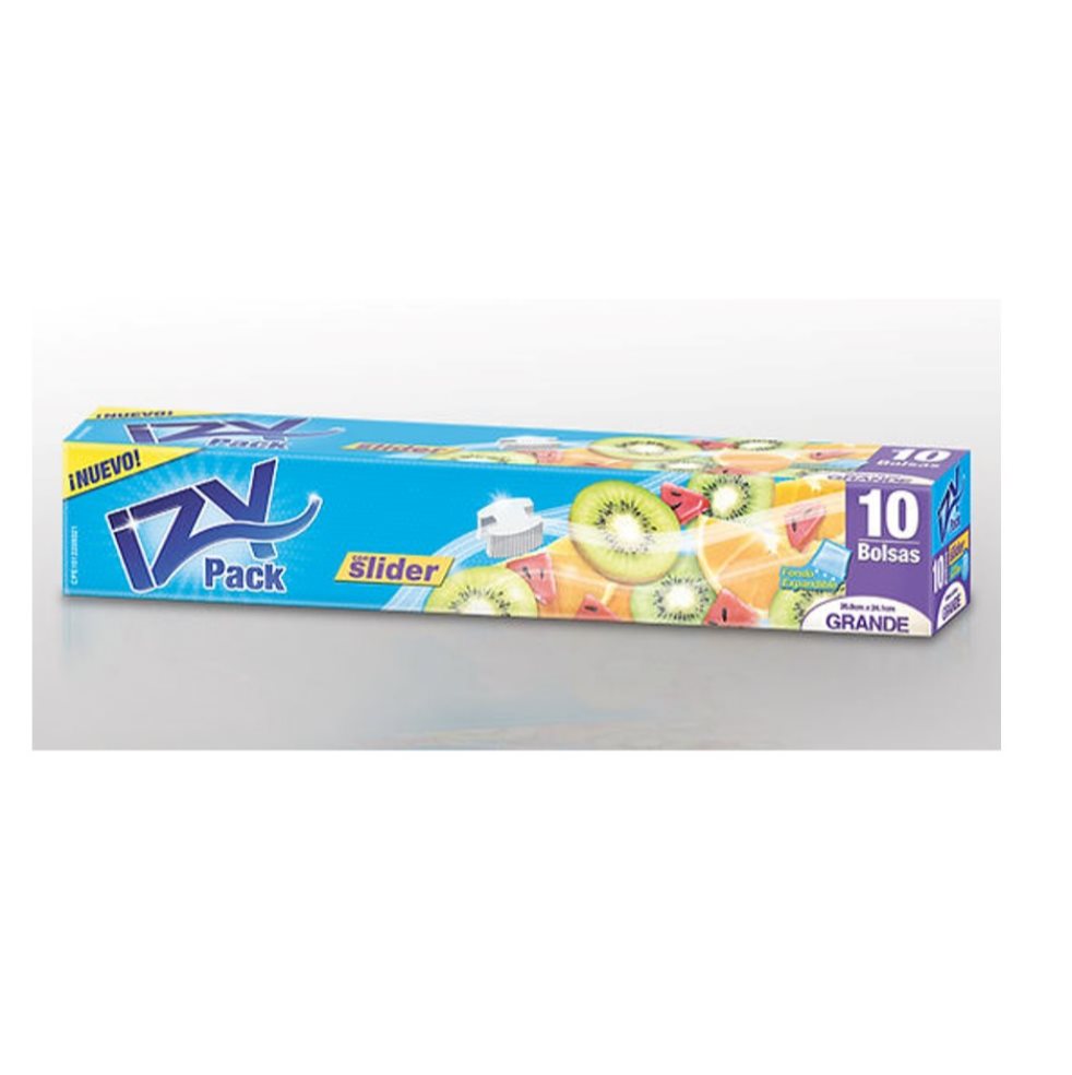 Bolsa Hermetica Grande con Slider Izy Pack IZY PACK Caja x 10 bolsas 
