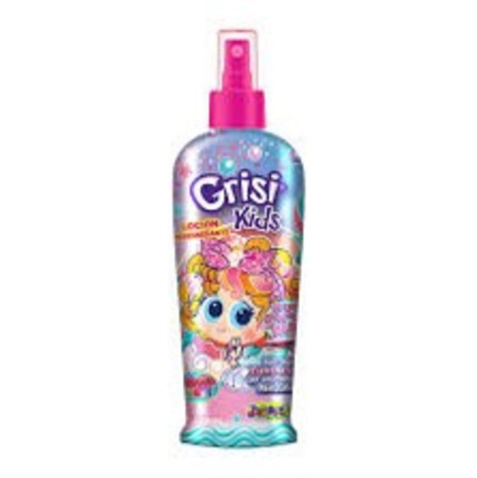 Loción Desenredante Distroller 250ml Grisi Grisi Frasco con atomizador x 1 Und Loción desenredante con Olor a Chicle 
Formula especialmente para peinar el cabello de tu pequeño de una forma fácil, suave y delicada, dejara su cabello manejable y sin nudos. 
Dile adiós a los tiron
