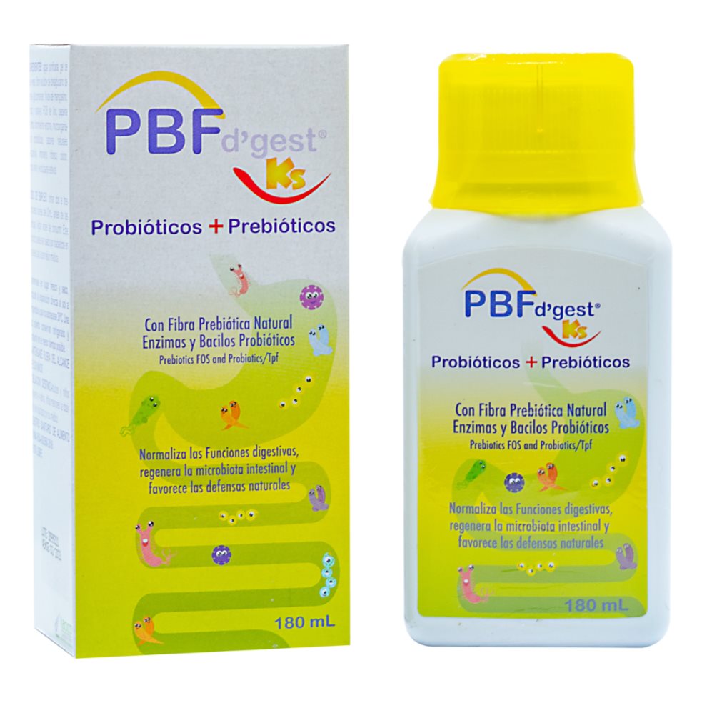 Fibra Prebiótica Natural Enzimas Digestivas Frasco X 180 Ml PBF d´gest Frasco x 1 