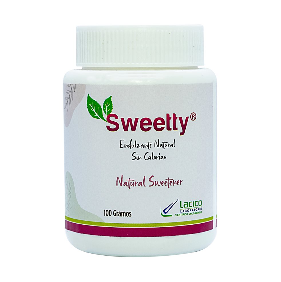 Endulzante Natural Sweetty En Polvo Tarro X 100 Gr Sweetty  Frasco x 1 