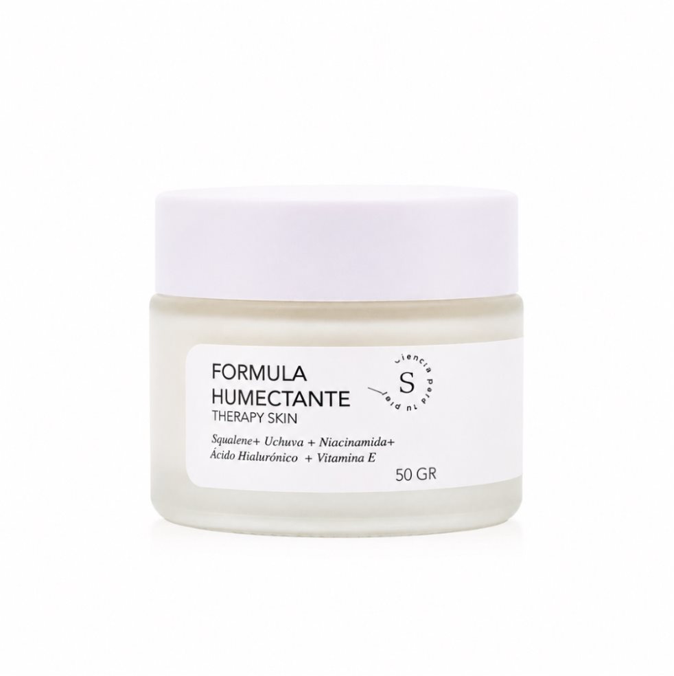 Crema Hidratante & Humectante Facial | Ácido Hialurónico + Squalane Vegetal | Vegana | Biotecnología Coreana | 50 g Sole Paris Crema en 50gr x 1 undefined