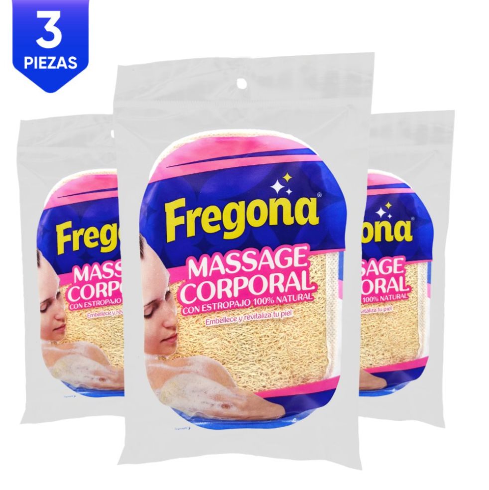 MASSAGE CORPORAL x3 Esponjas Fregona KIT x 1 MASSAGE CORPORAL x3 Esponjas Fregona KIT x 1