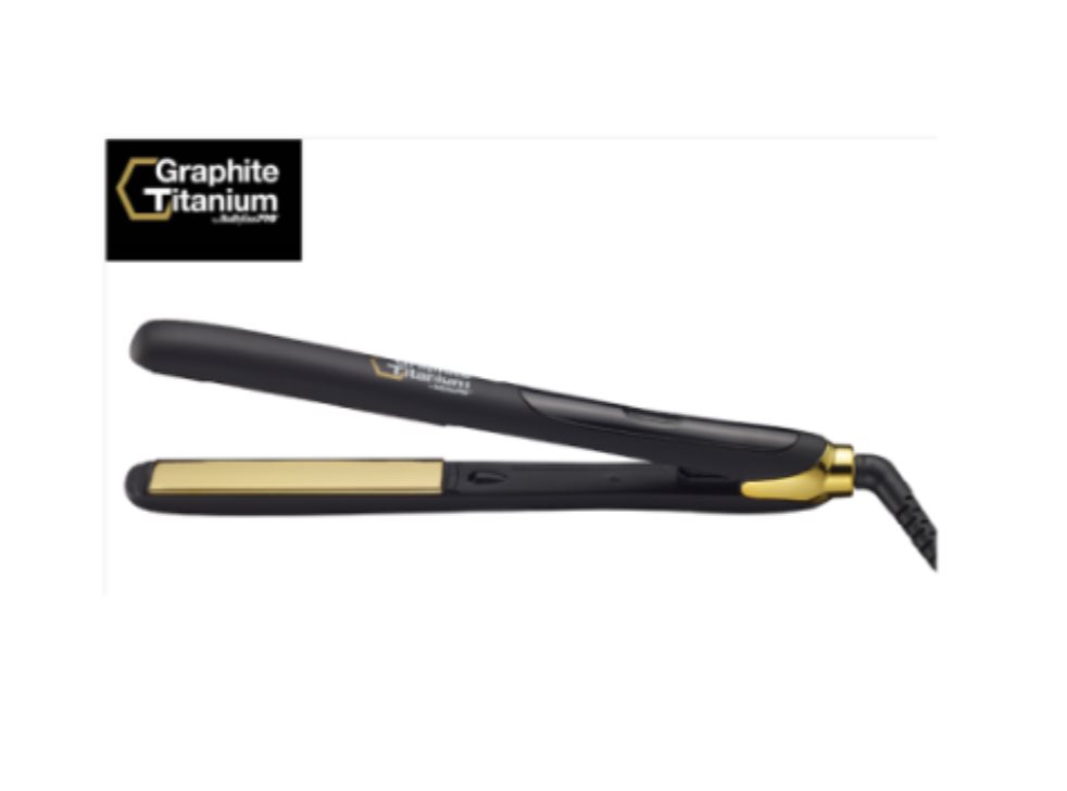 PLANCHA IONICA GRAPHITE TITANIUM 1" BaBylissPRO Caja x 1 