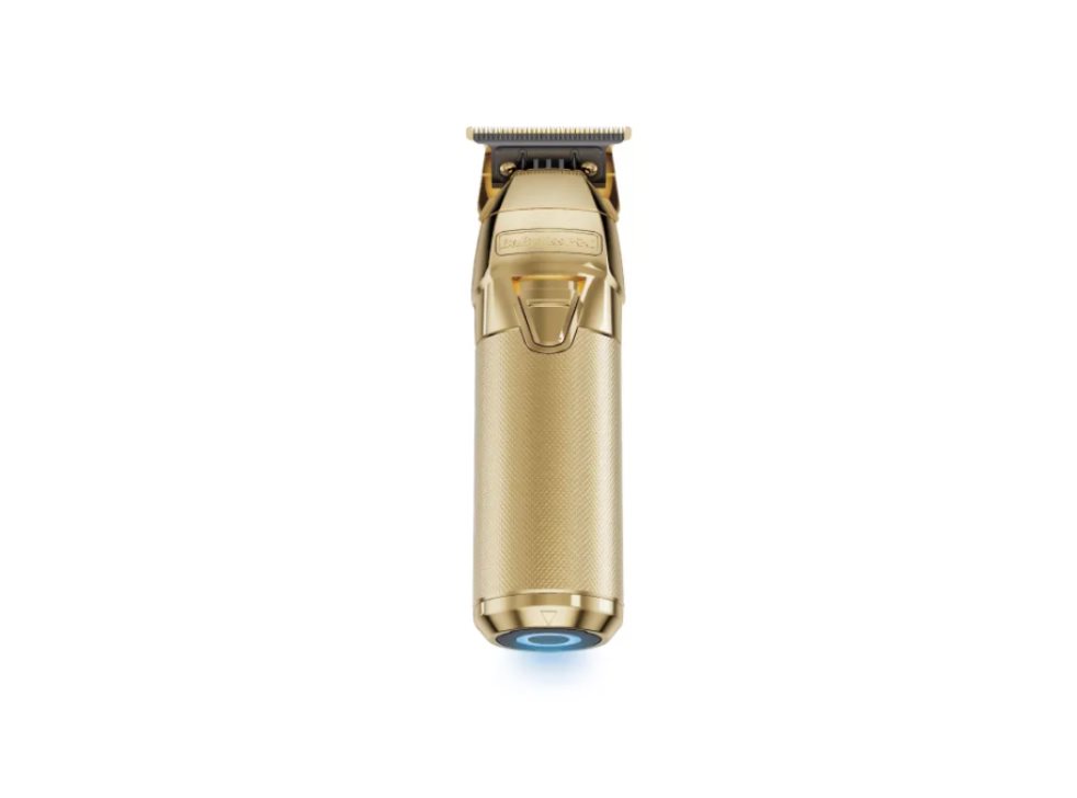 PATILLERA 799 GOLD FX ONE BaBylissPRO Caja x 1 CUCHILLA EN T DE DIENTES ESTANDAR DLC ULTRADELGADA DE ORO/TITANIO
MOTOR SIN CARBONES N1
BATERIA DE LITIO INTERCAMBIABLE
CARCASA DE METAL MEJORADA