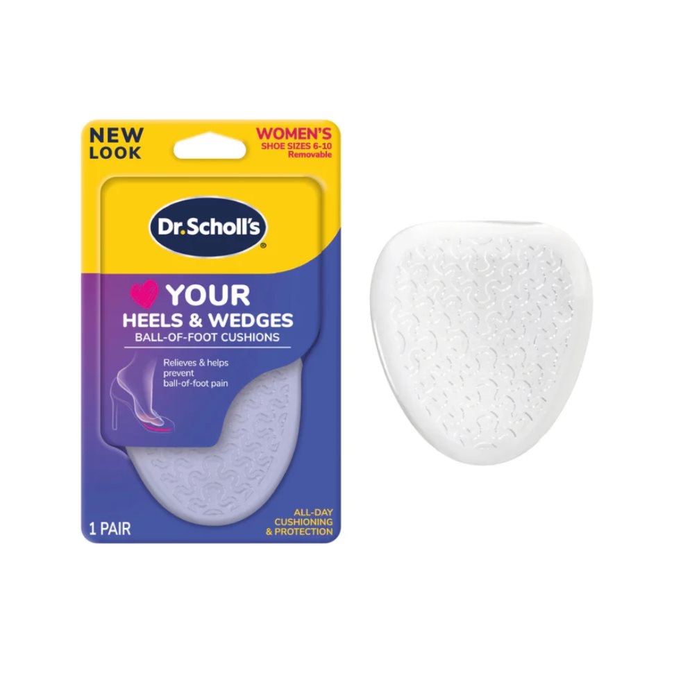Dr. Scholl´s Almohadilla Metatarsal para Tacones en gel invisible LOVE YOUR HEELS x 2 unidades Dr. Scholls Caja x 2 