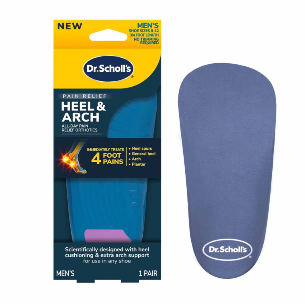 Dr. Scholl´s Plantillas para el Arco y Talón de pie Hombre x 2 unidades Dr. Scholls Caja x 2 