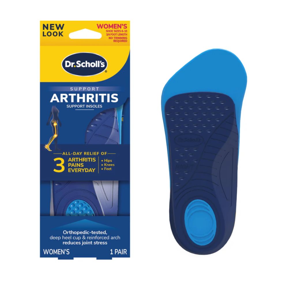 Dr. Scholl´s Plantillas Artritis soporte y alivio de dolor Mujer x 2 unidades Dr. Scholls Caja x 2 