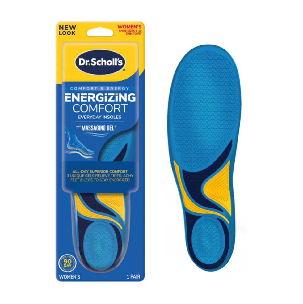 Dr. Scholl´s Plantillas en Gel Energía y Confort para el día a día Mujer x 2 unidades Dr. Scholls Caja x 2 