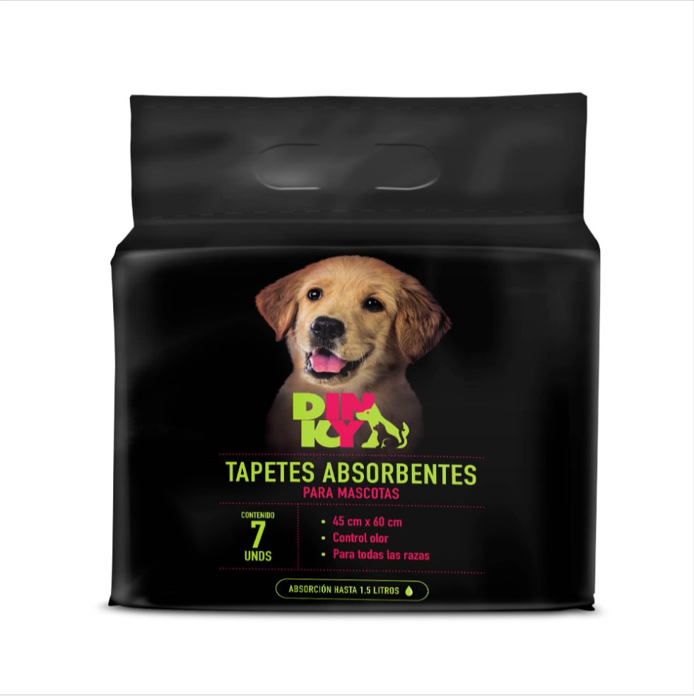 Tapete Entrenamiento Para Perros Cachorros 15 Unidades Dinky  x 15 