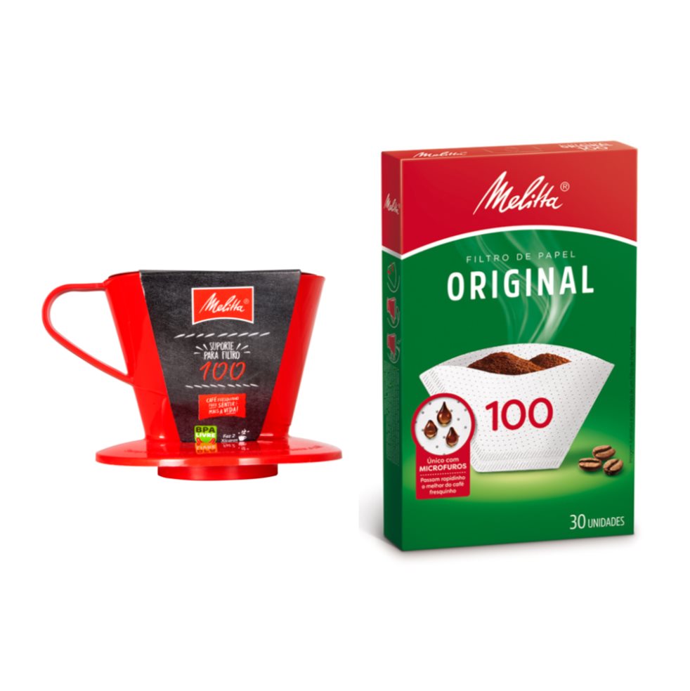 Kit Filtro Y Portafiltro para Café N100 Melitta Melitta  x 2 
