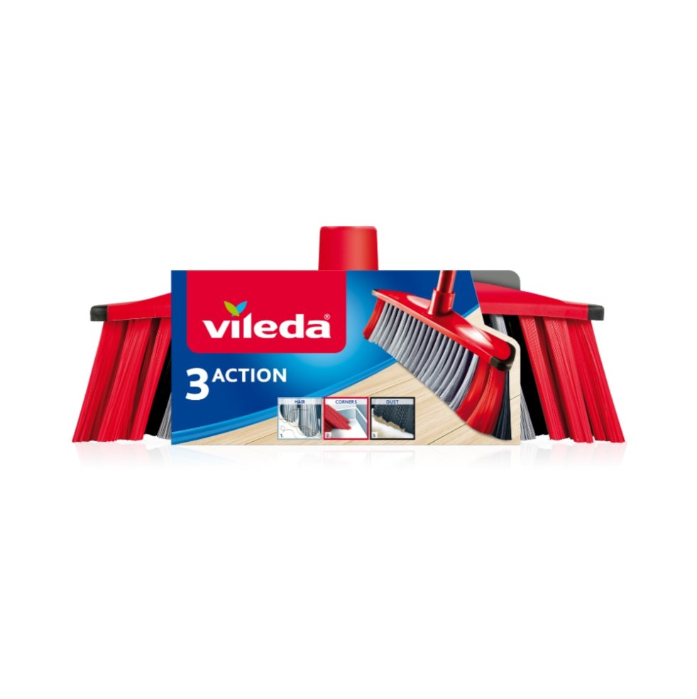 Escoba Vileda 3 Action Antichoque Vileda unidad x 1 