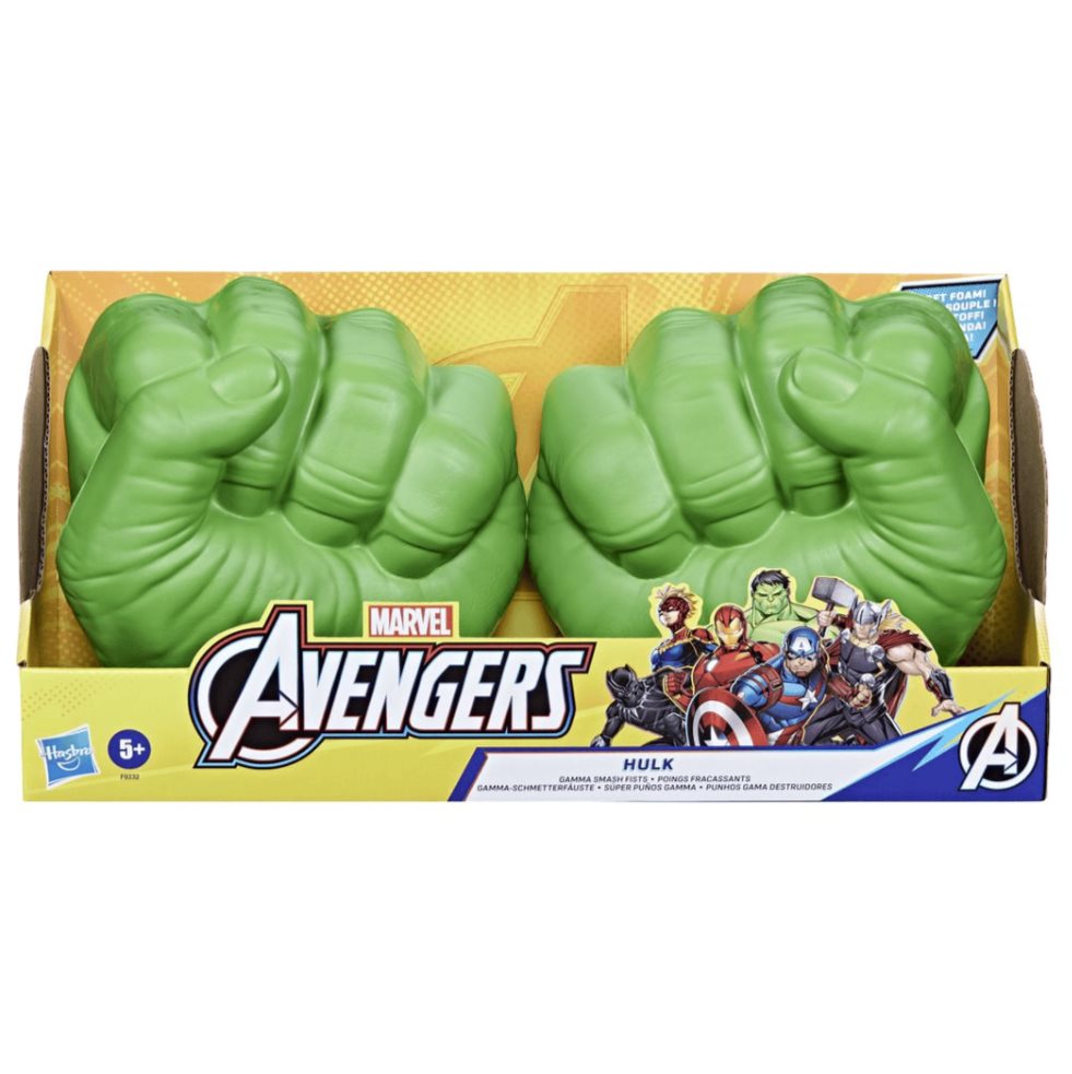 Guante Marvel Avengers Súper Puños Gamma De Hulk Hasbro Marvel  x 1 