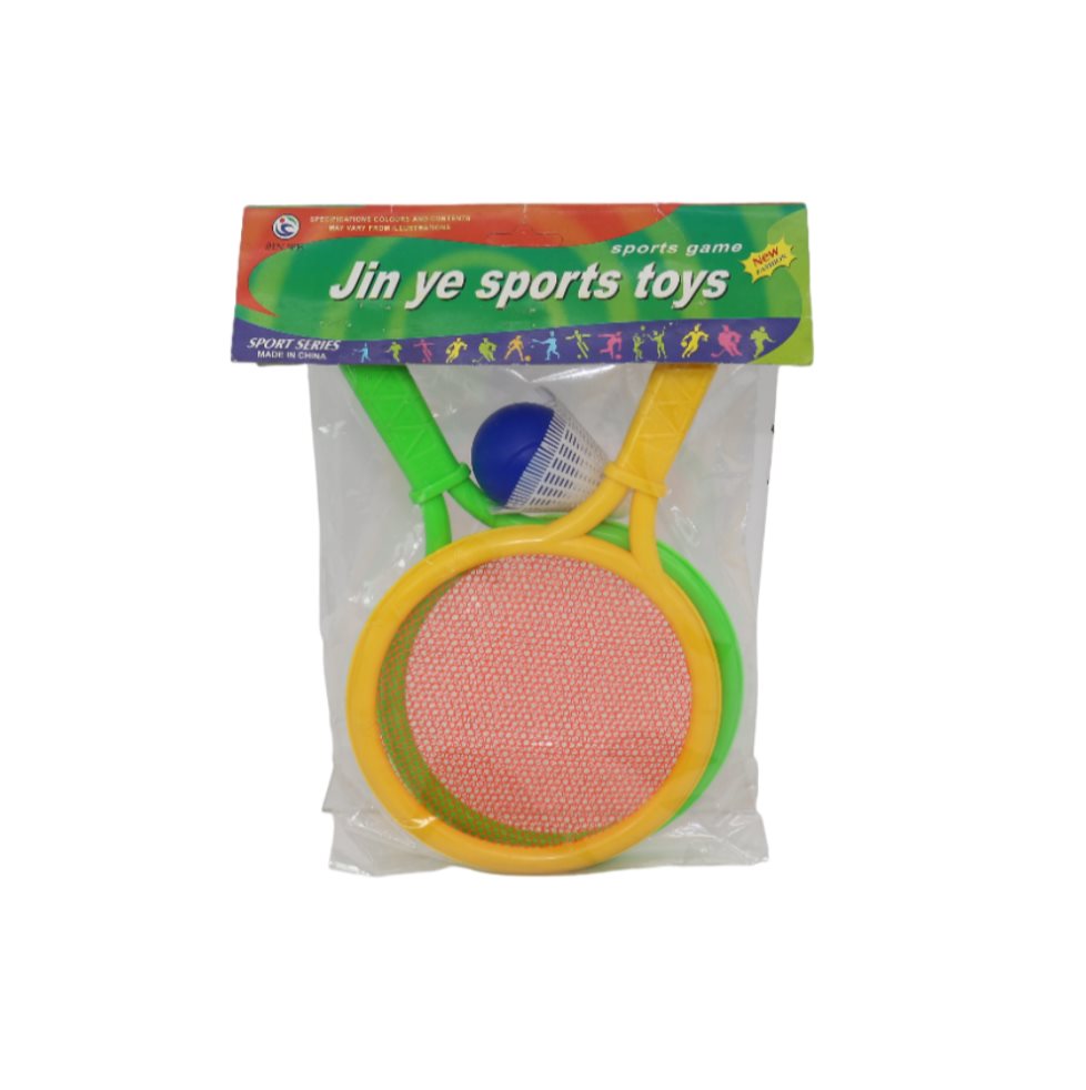 Raquetas Badminton Jin Ye Sport Bolsa Plasticos Asociados  x 1 Este fabuloso set de raquetas de bádminton es ideal para que los niños disfruten de horas de diversión jugando con amigos o familiares. A través del juego, los pequeños desarrollan motricidad gruesa, 