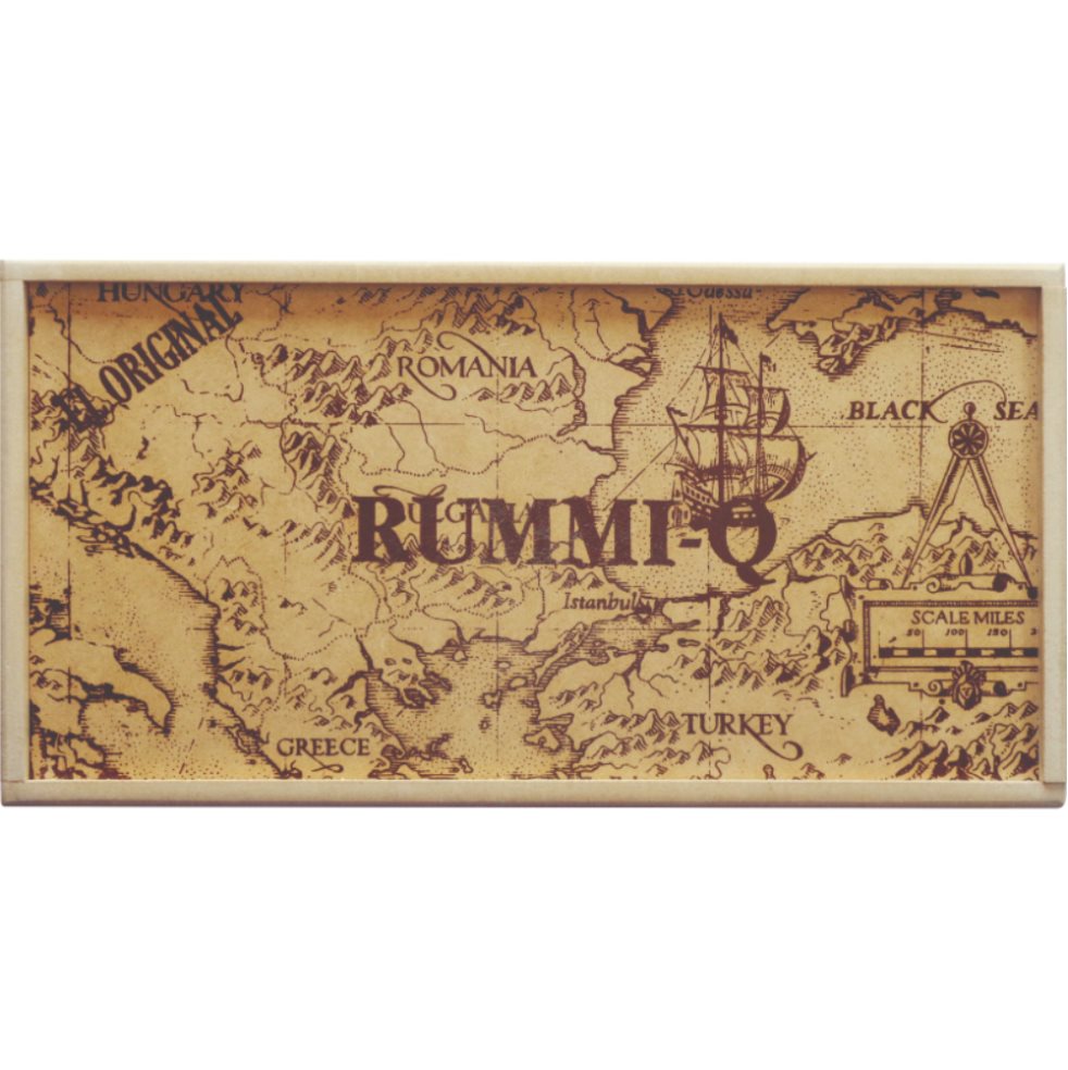 Juego De Mesa Rummi-q Caja Madera Original Rummi Q  x 1 