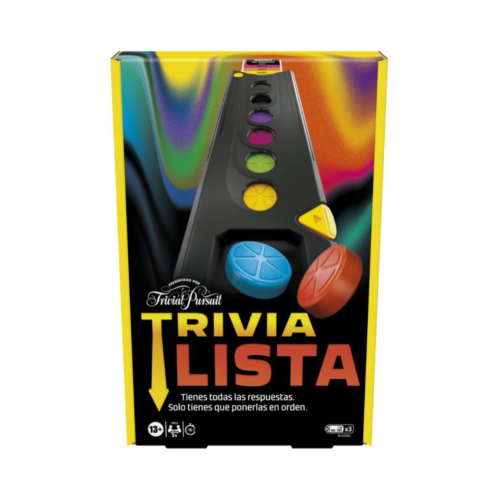Juego De Mesa Trivialista Hasbro Gaming Hasbro Gaming  x 1 Trivialista es un juego de mesa electrónico de preguntas y respuestas que ofrece una experiencia dinámica y rápida, ideal para fiestas y reuniones. Diseñado para jugarse en aproximadamente 15 minutos,