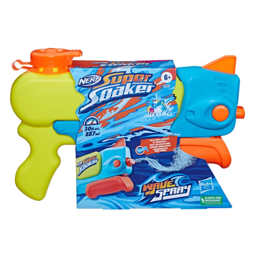 Lanzador De Agua Super Soaker Wave Spray Chorros Ondulantes Nerf  x 1