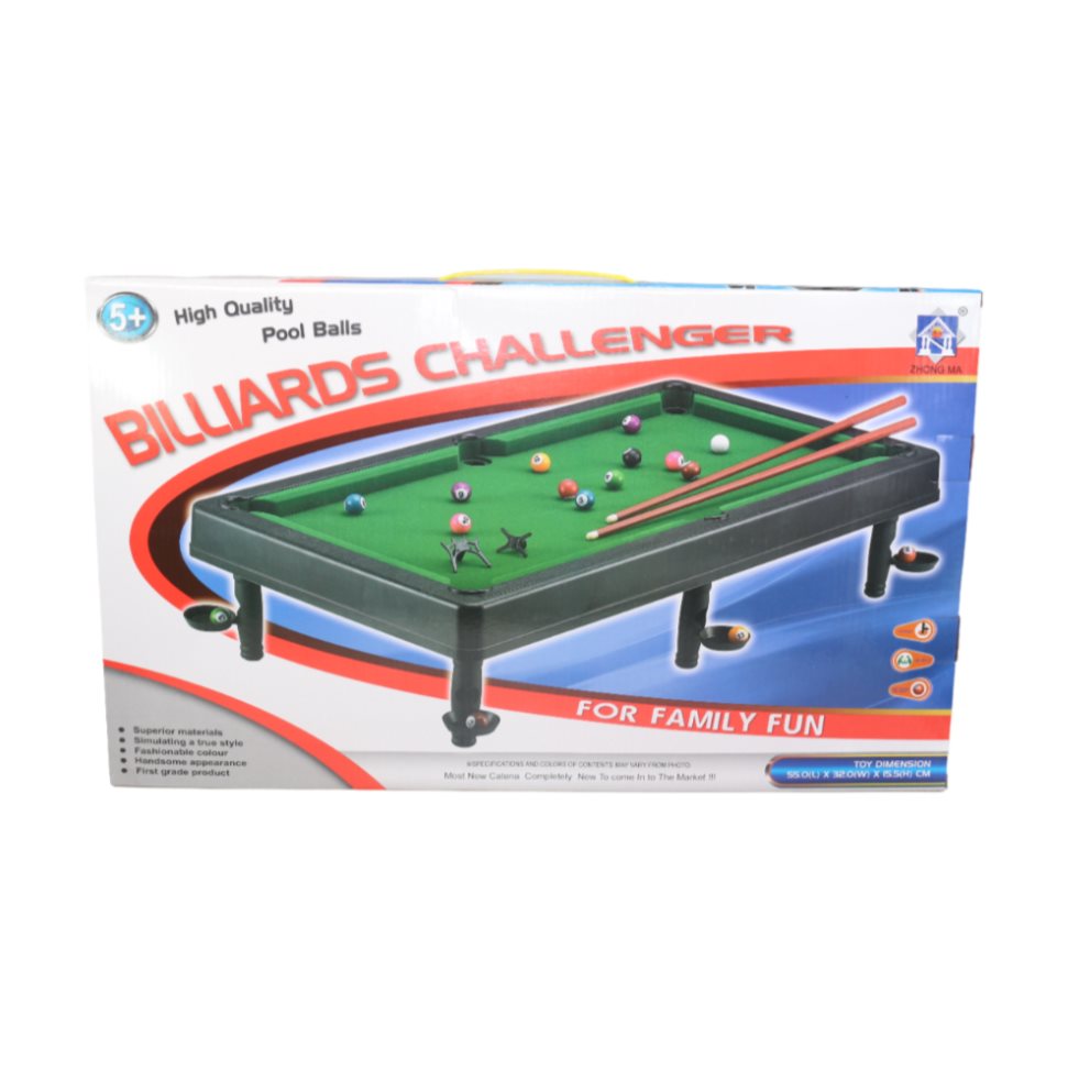 Billar Pool Challenger Caja Plasticos Asociados  x 1 