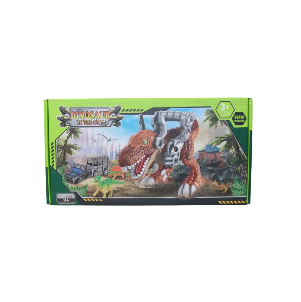 Figura De Acción Dinosaurio Didactico Caja Plasticos Asociados  x 1