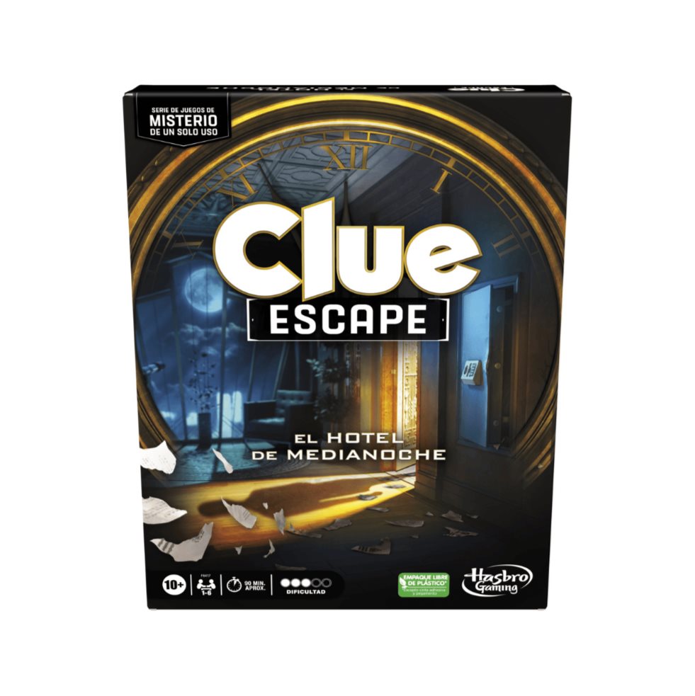 Juego De Mesa Clue Escape El Hotel De Medianoche Hasbro Hasbro Gaming  x 1 