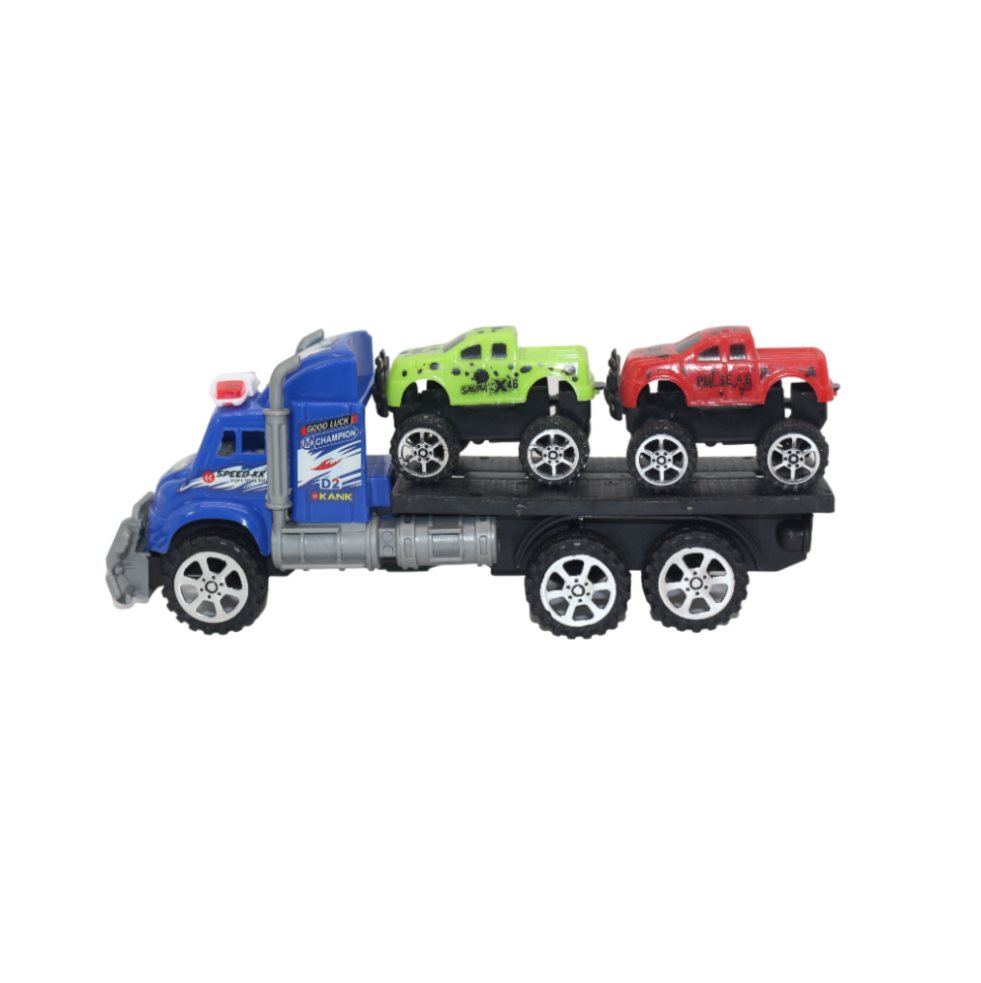 Tractomula Racing Con Carros Friccion Base Y Tapa Plasticos Asociados x 1 Tractomula Racing Con Carros Friccion Base Y Tapa Plasticos Asociados x 1