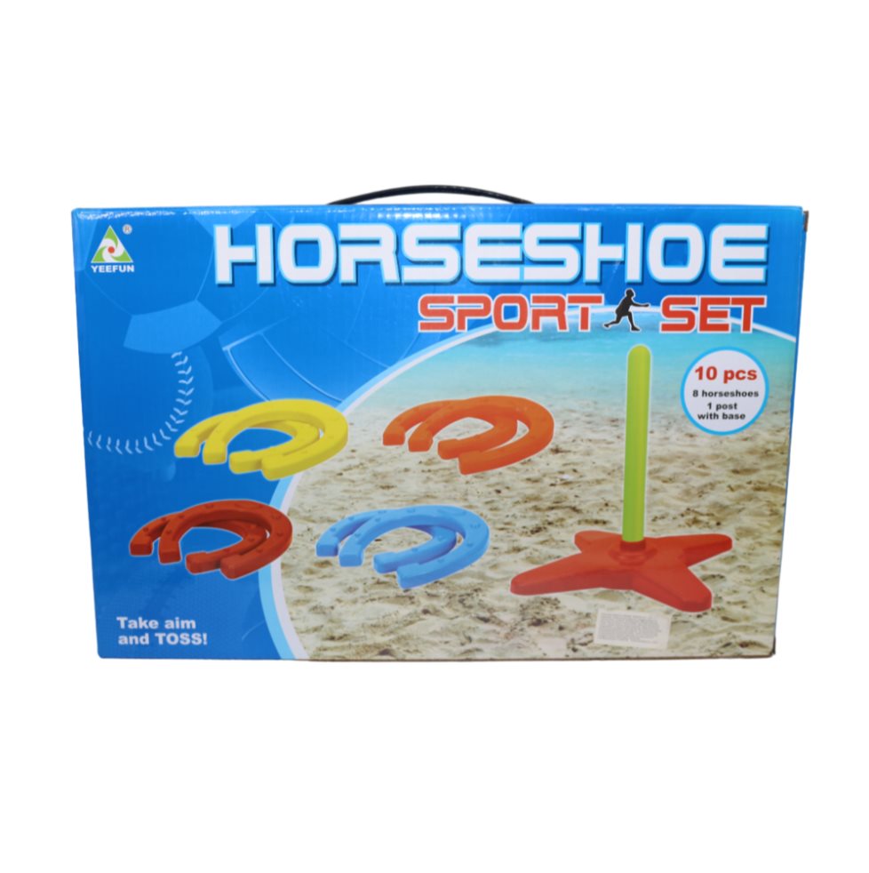 Juego De Lanzamiento Sport Caja Plasticos Asociados  x 1 Este fabuloso juego de lanzamiento es ideal para que los niños disfruten de horas de diversión con amigos o familiares mientras intentan enganchar las herraduras en la barra. Además de ofrecer entrete