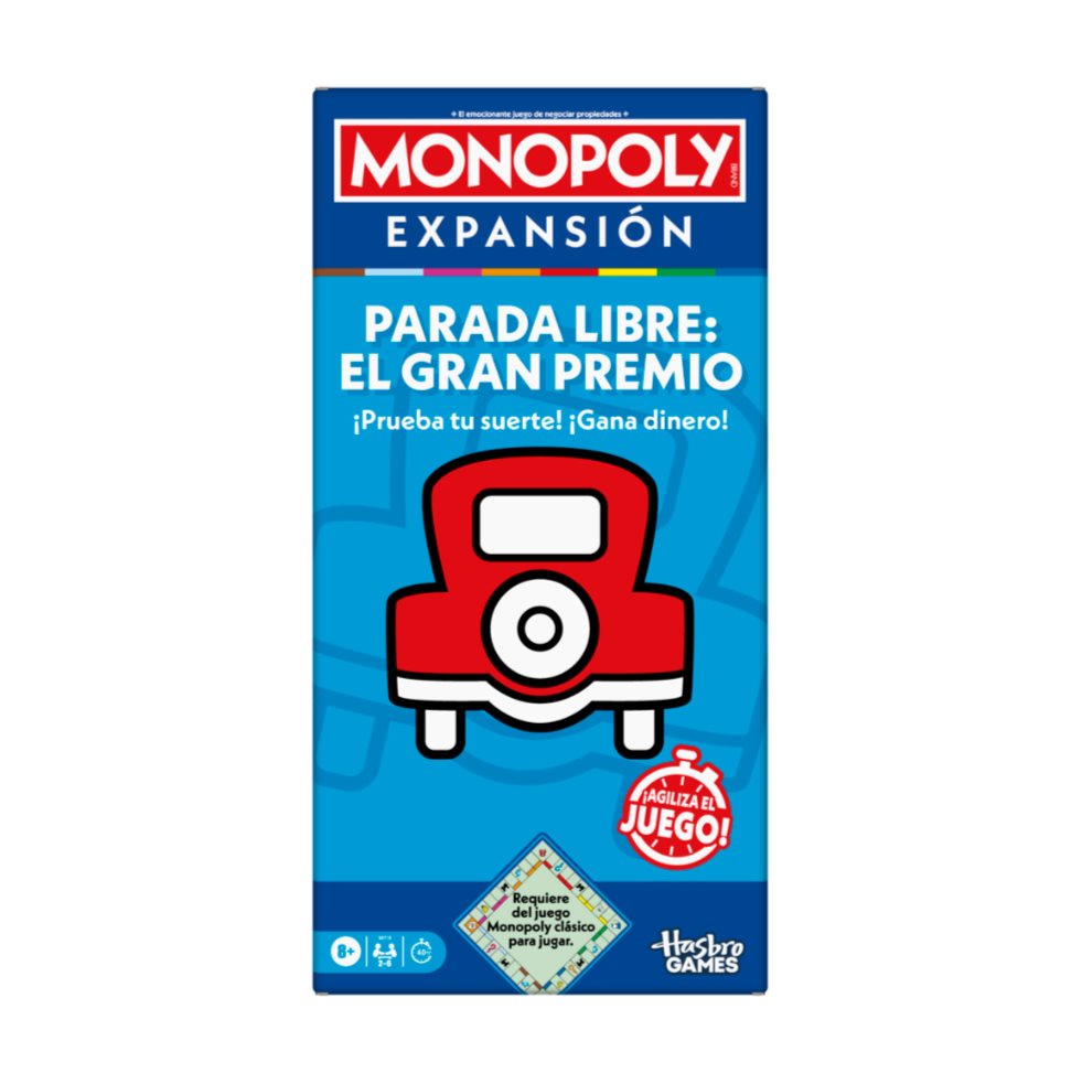 Juego Mesa Monopoly Expansión Gran Premio Parking Gratuito Hasbro Gaming x 1 Juego Mesa Monopoly Expansión Gran Premio Parking Gratuito Hasbro Gaming x 1