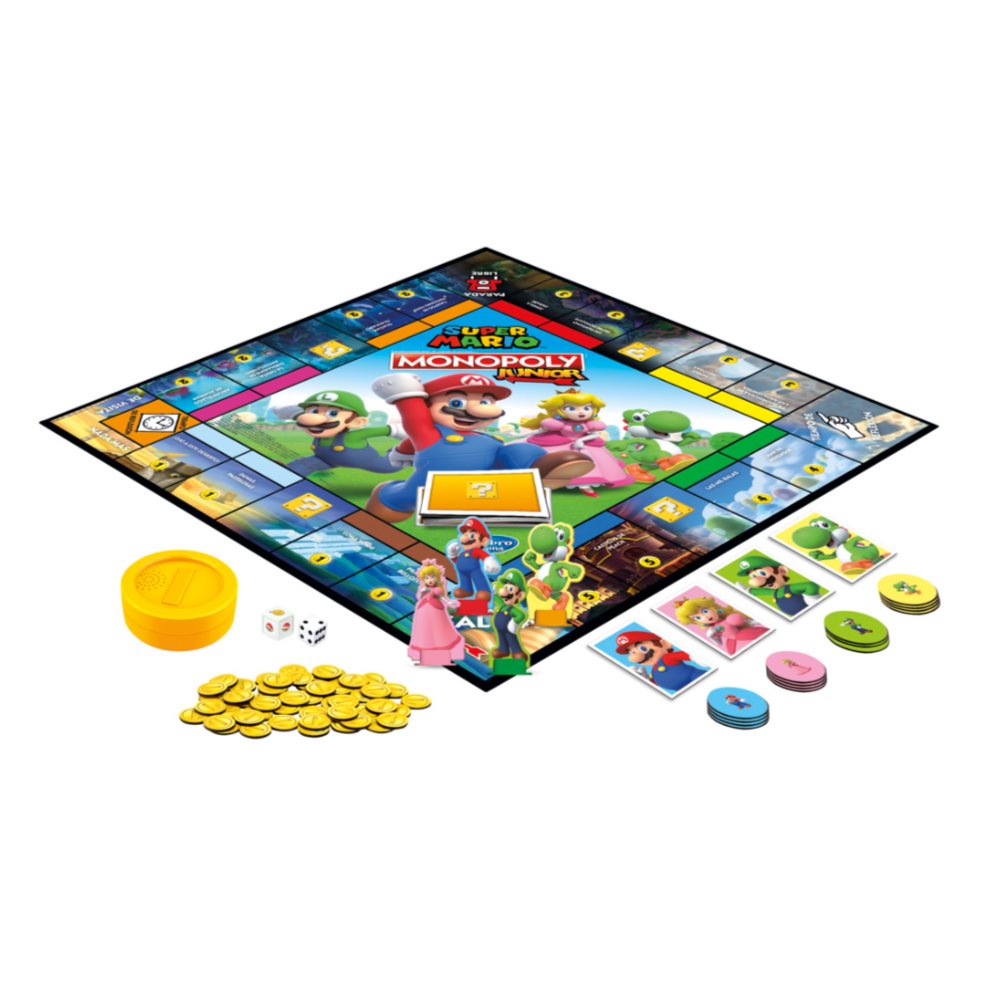 Juego De Mesa Monopoly Junior Edición Super Mario Hasbro Hasbro Gaming  x 1 