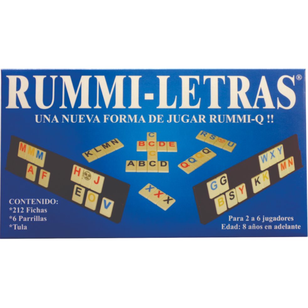 Juego De Mesa Rummi-letras Caja Original Rummi Q x 1 Juego De Mesa Rummi-letras Caja Original Rummi Q x 1
