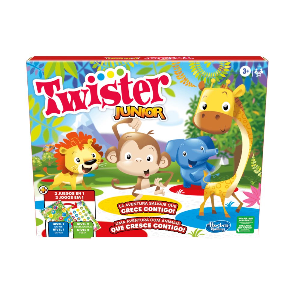 Juego Twister Junior 2 Juegos En 1 Hasbro Hasbro Gaming  x 1 