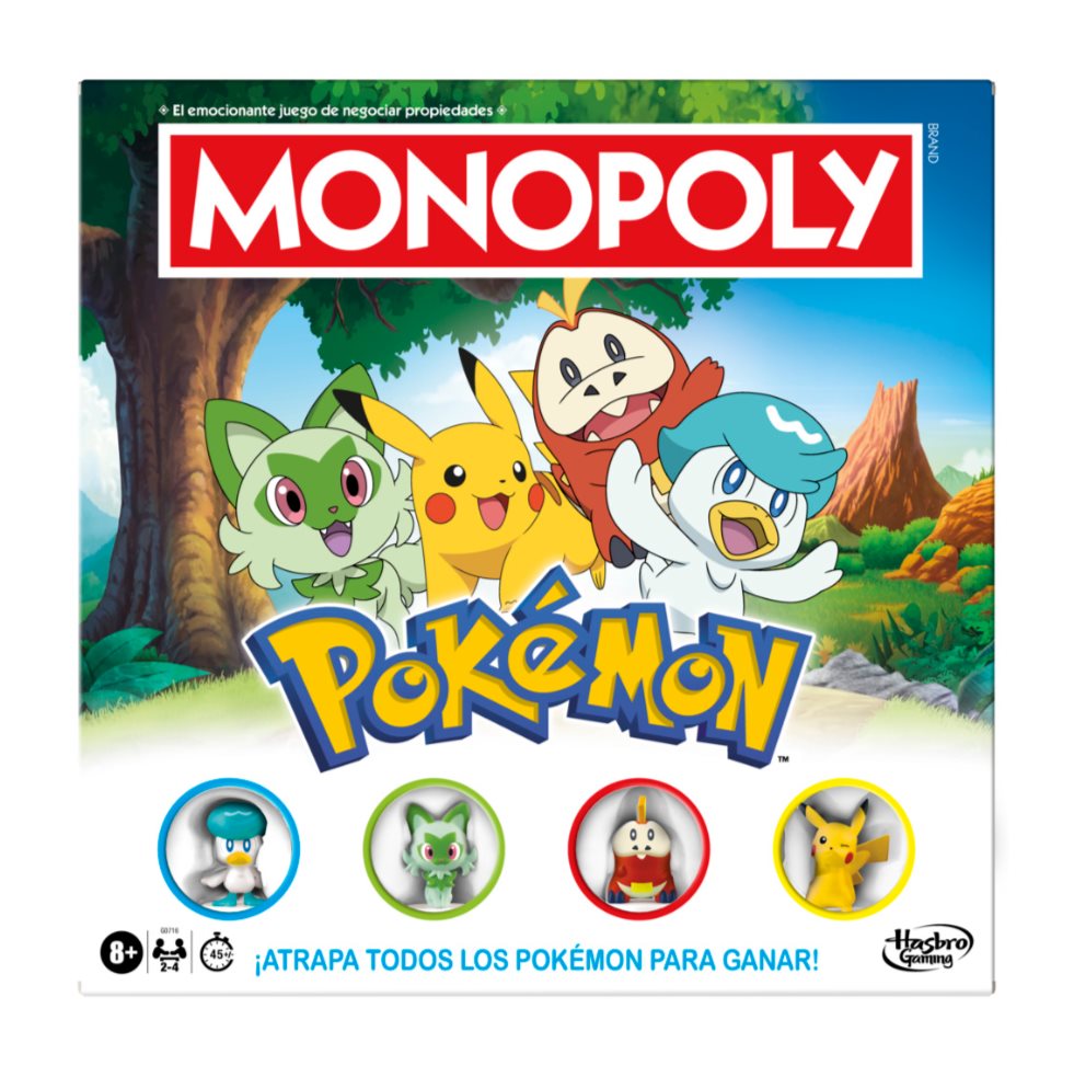 Juego De Mesa Monopoly Edición Pokémon Hasbro Gaming  x 1 