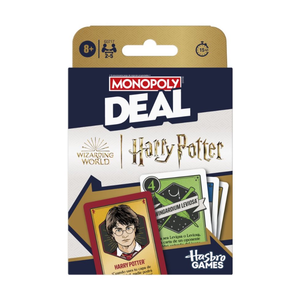 Juego De Mesa Monopoly Deal Harry Potter Hasbro Gaming  x 1 