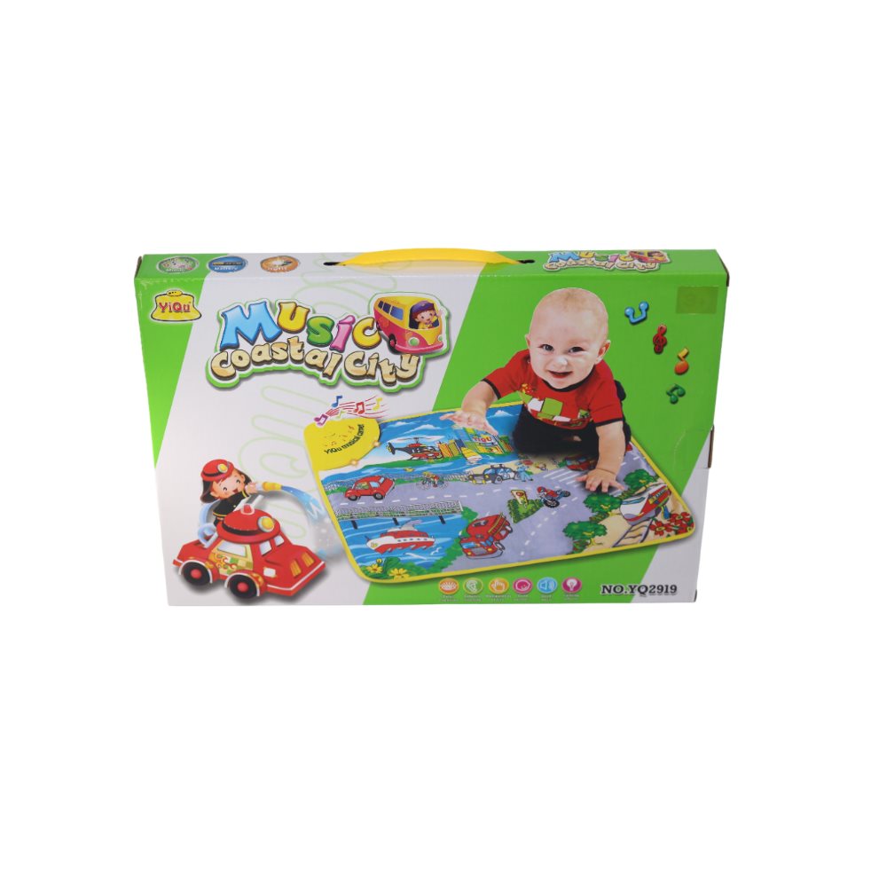 Tapete Music Caja Plasticos Asociados Caja x 1 El Tapete Music Caja es un juguete didáctico diseñado para estimular el desarrollo cognitivo y motriz del niño. Con colores vibrantes y sonidos interactivos, anima al pequeño a realizar movimientos co