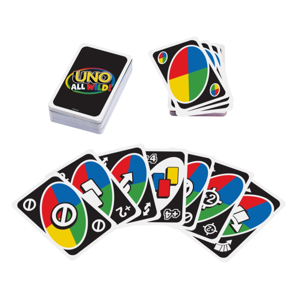 Juego De Cartas Uno All Wild Mattel UNO  x 1 