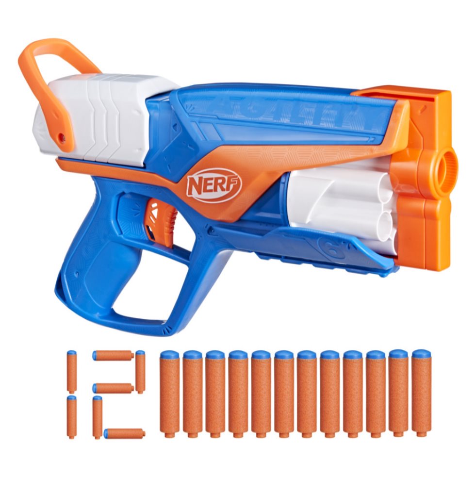 Lanzador Nerf N Series Agility Nerf  x 1 Es un juguete diseñado para ofrecer precisión, velocidad y rendimiento en batallas emocionantes. Este lanzador cuenta con un cilindro con capacidad para 6 dardos y viene acompañado de 12 dardos de esp