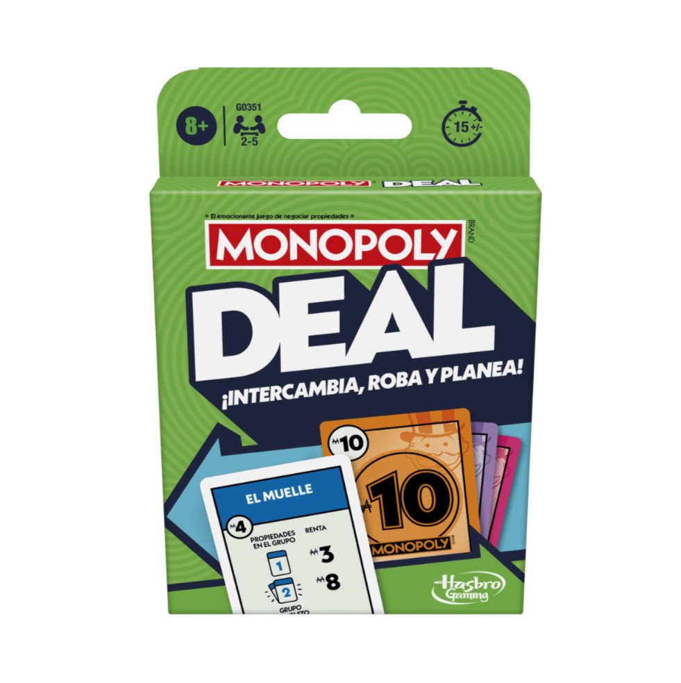 Juego De Mesa Monopoly Deal Hasbro Gaming  x 1 