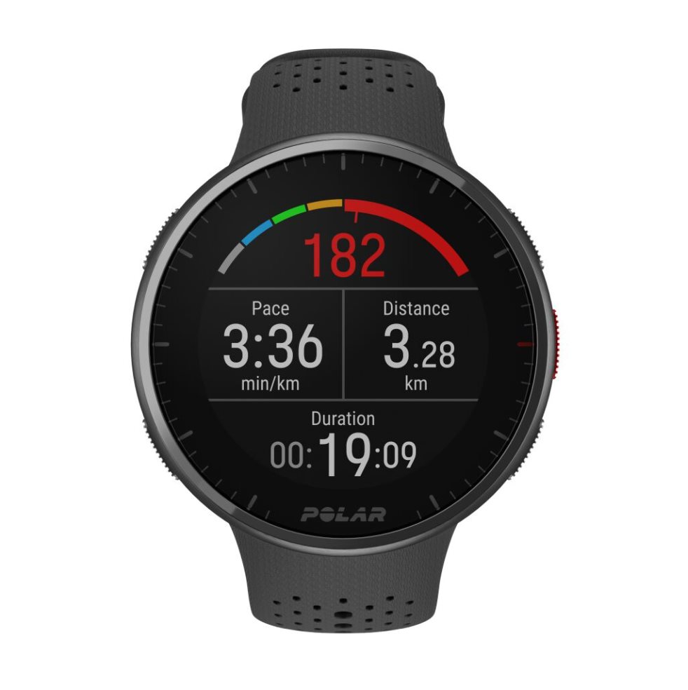 POLAR PACER PRO GRY/BLK S-L POLAR Caja x 1 El Polar Pacer Pro es un reloj GPS ultraligero para corredores, con barómetro, funciones avanzadas de entrenamiento y hasta 35 horas de batería.
