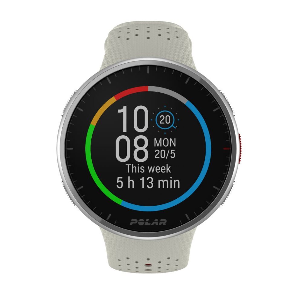 POLAR PACER PRO WHI/RED S-L POLAR Caja x 1 El Polar Pacer Pro es un reloj GPS ultraligero para corredores, con barómetro, funciones avanzadas de entrenamiento y hasta 35 horas de batería.