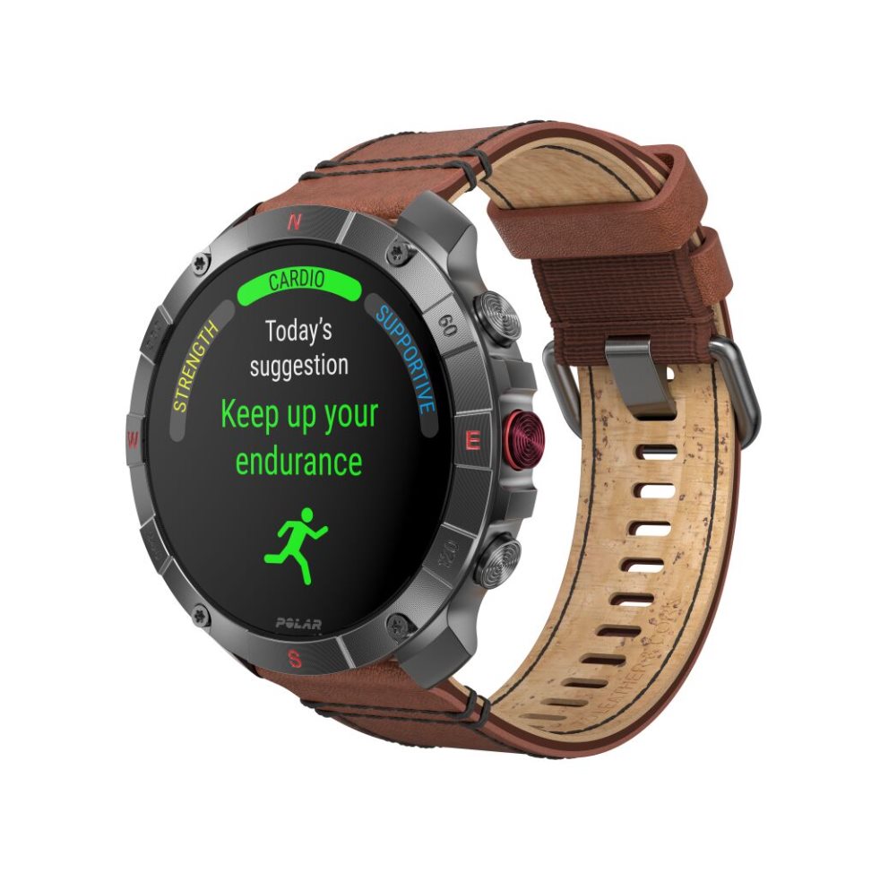 POLAR GRIT X2 PRO TI LTHR BRNZ M/L POLAR Caja x 1 