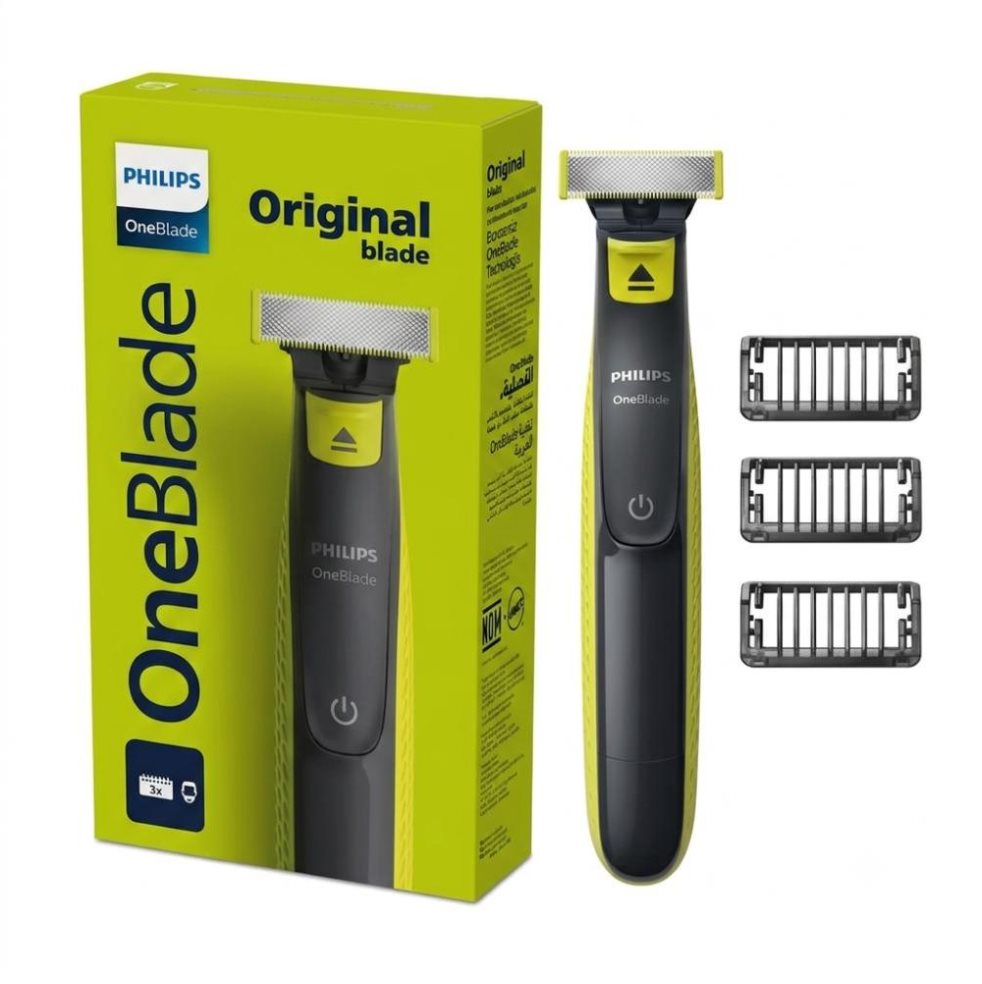Philips OneBlade 3 peines recortadores extraibles y cargador USB Philips Caja x 1