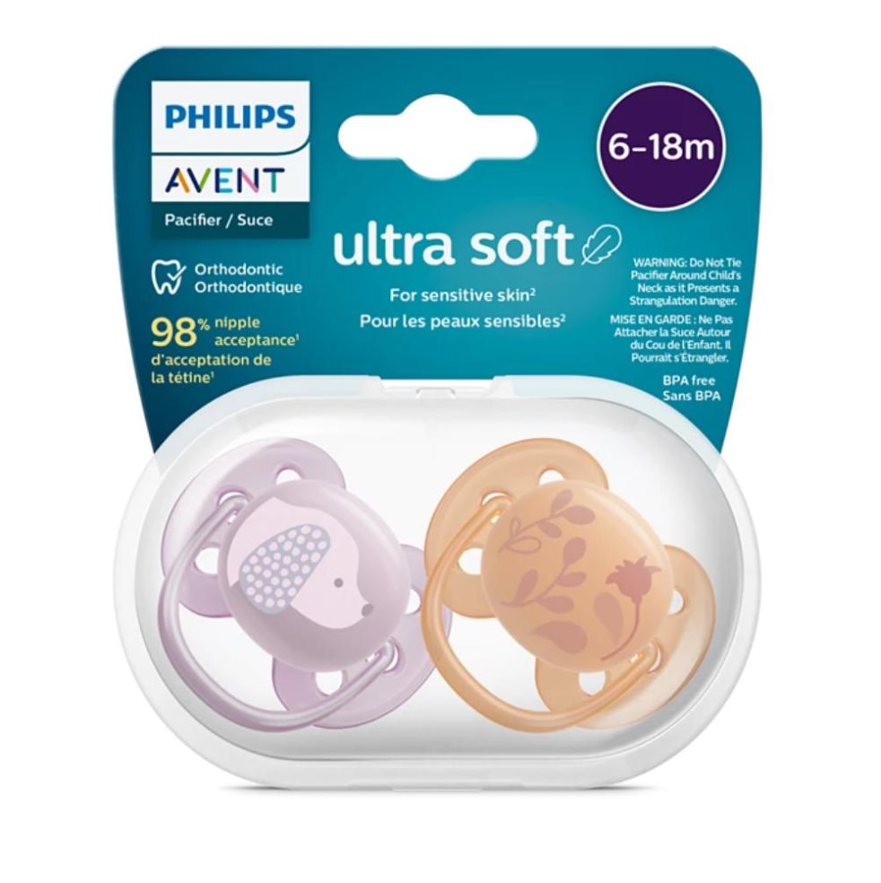 Chupo Entretención Ultra Suave Perro/Flor Niña 6 a 18 Meses Philips Avent Blister x 2 Chupo Entretención Ultra Suave Perro/Flor Niña 6 a 18 Meses Philips Avent Blister x 2