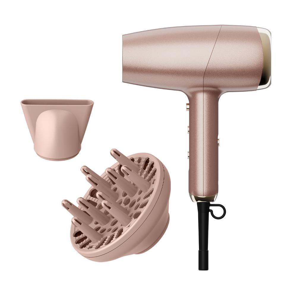 Secadora InfinitiPro Frizz Free Flex con Control de Iones Color Rose Gold 756L CONAIR Caja x 1
