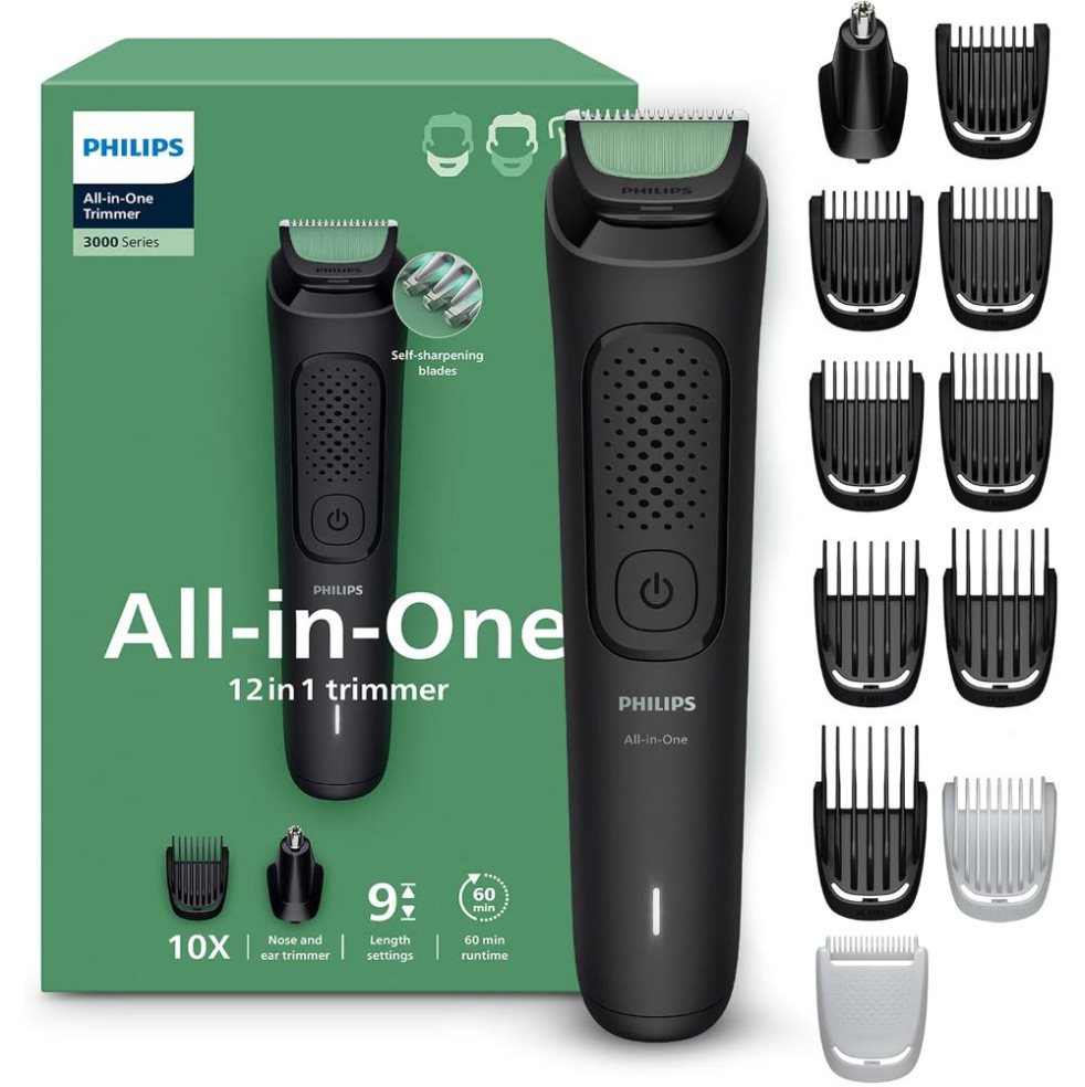 Recortadora Multigroom MG3921/15 Barba Cabello y Cuerpo 12en1 PHILIPS Caja x 1