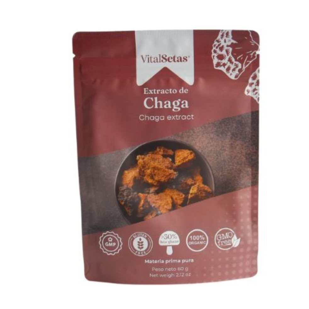 Extracto de Chaga VitalSetas VitalSetas Polvo x 60 gr Extracto de Chaga VitalSetas VitalSetas Polvo x 60 gr