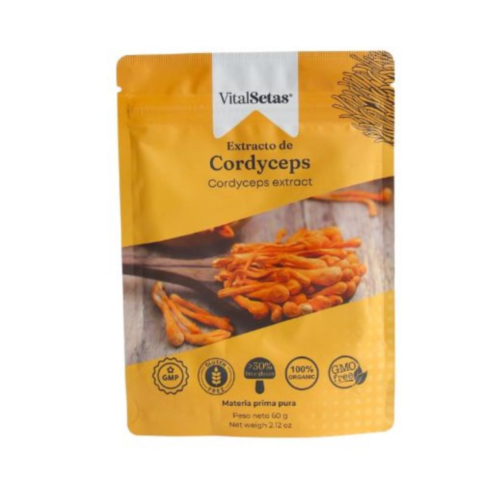 Extracto de Cordyceps VitalSetas VitalSetas Polvo x 60 gr Extracto de Cordyceps VitalSetas VitalSetas Polvo x 60 gr