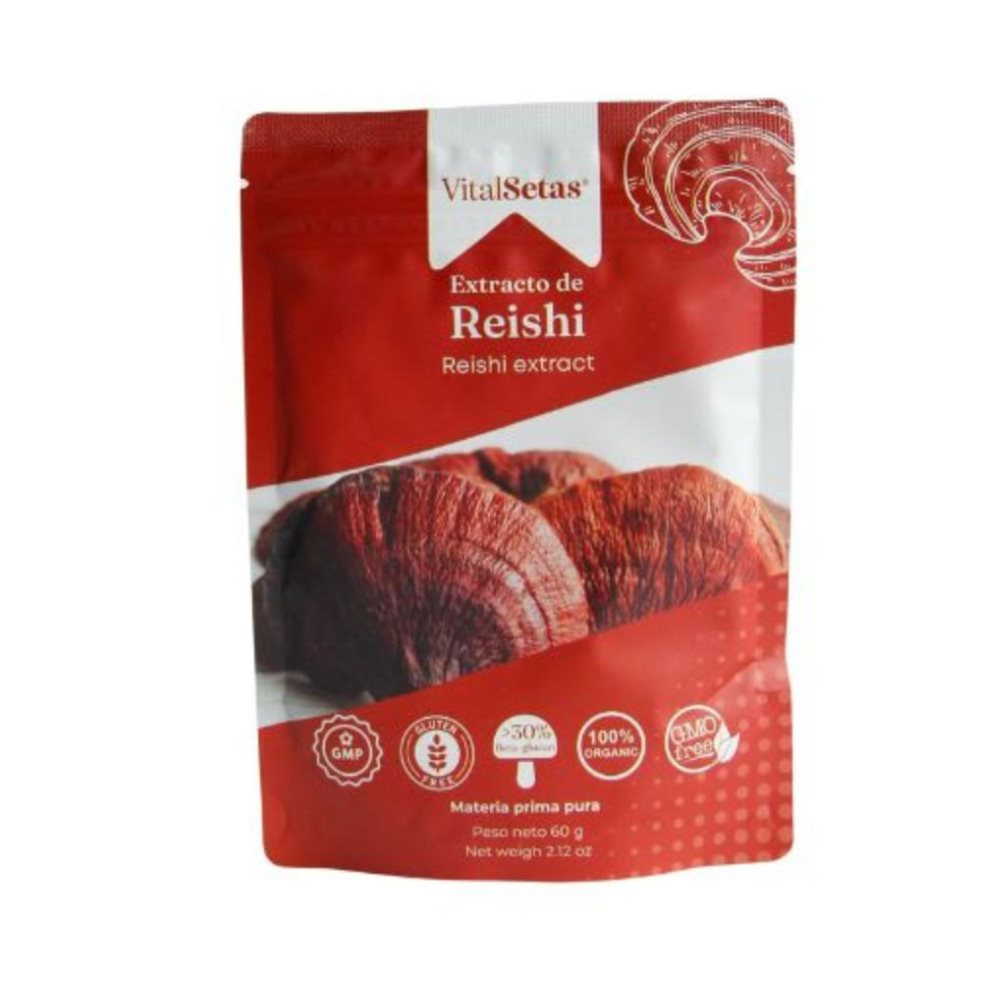 Extracto de Reishi VitalSetas VitalSetas Polvo x 60 gr Extracto de Reishi VitalSetas VitalSetas Polvo x 60 gr