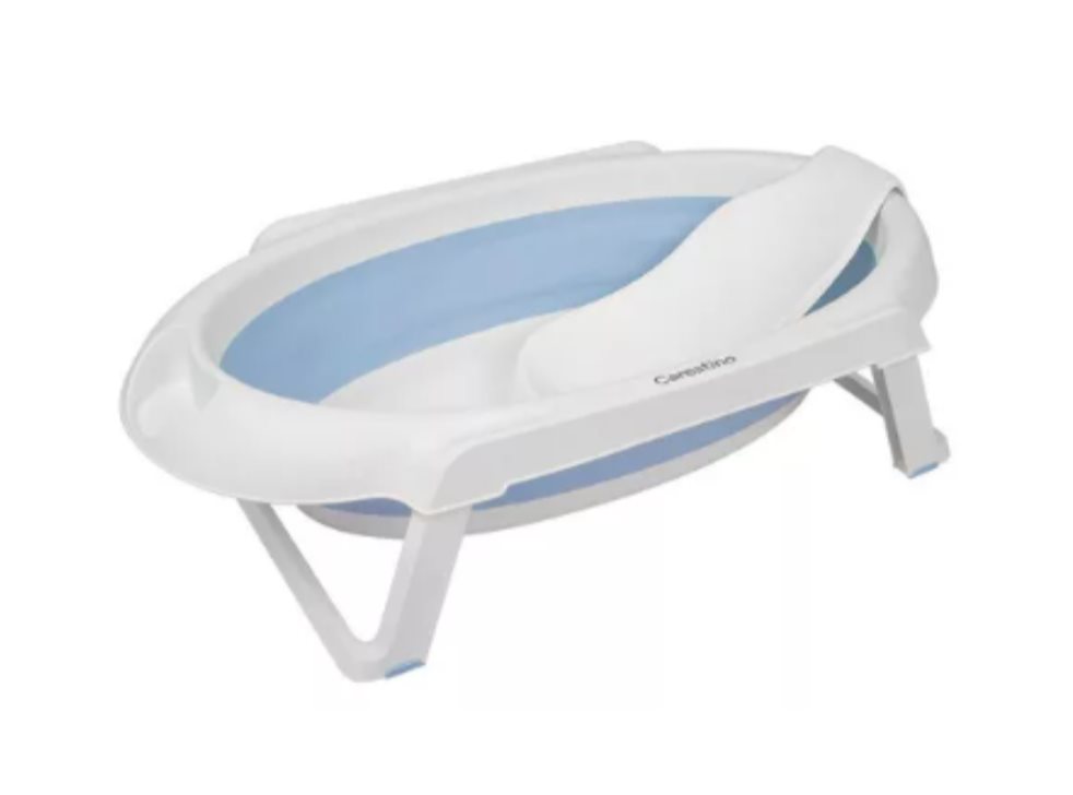 Qaqbby intimito Blanco  caja x 1 bañera para mantener cómodo y seguro a tu bebé, bañera acolchada para bebes y niños, para jugar y bañarse.