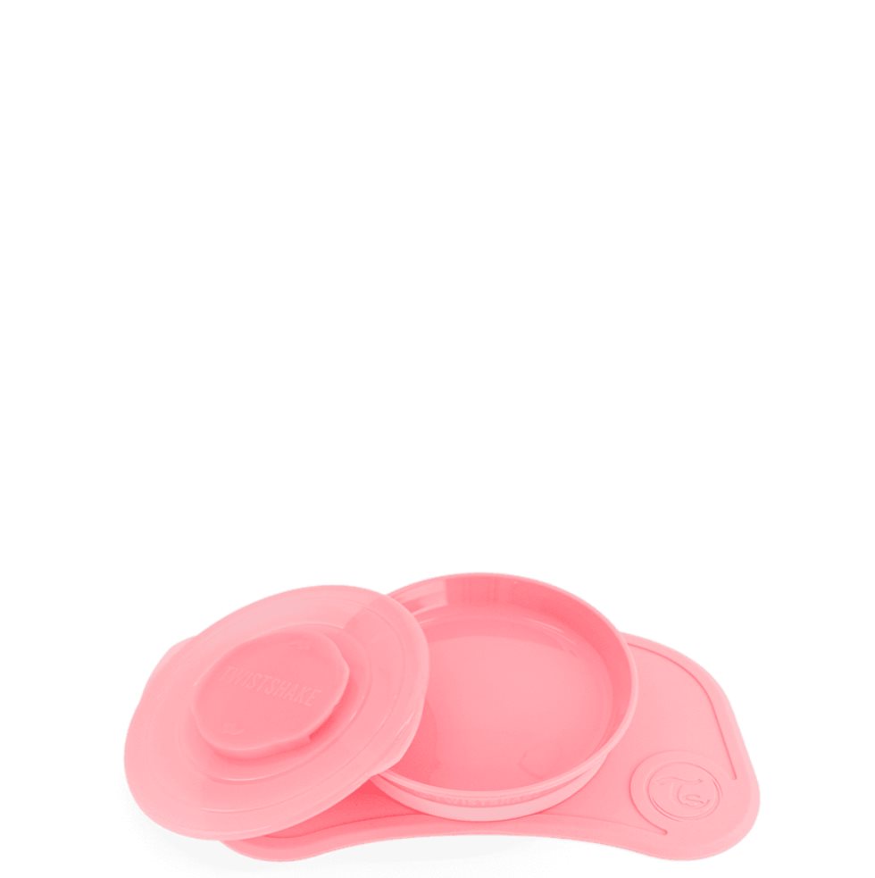 CLICK MAT MINI + PLATO TWISTSHAKE ROSA Twistshake UNIDAD x 1 