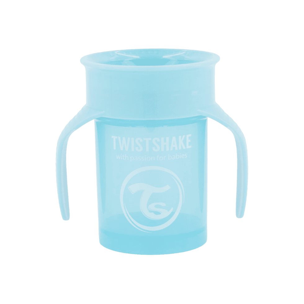 VASO 360 TWISTSHAKE 230ML AZUL Twistshake UNIDAD x 1 